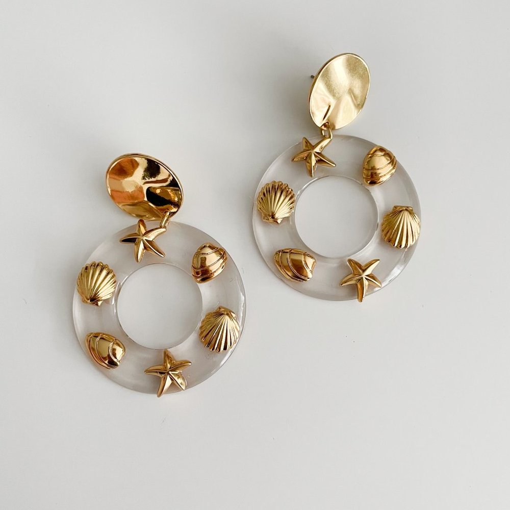 J. Crew Acetate Charm Earrings
